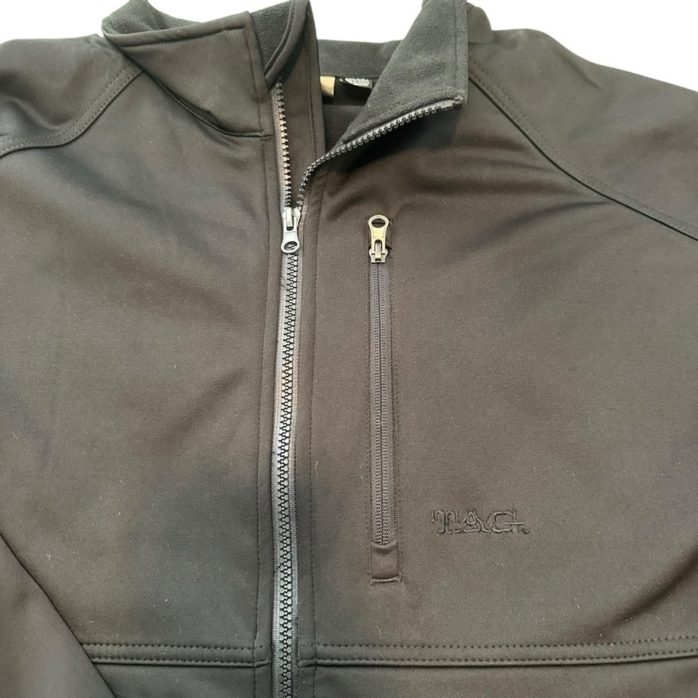 Tag Outdoors Clothing Lightweight Mens Size L Jacket Black And Camo - Picture 3 of 7